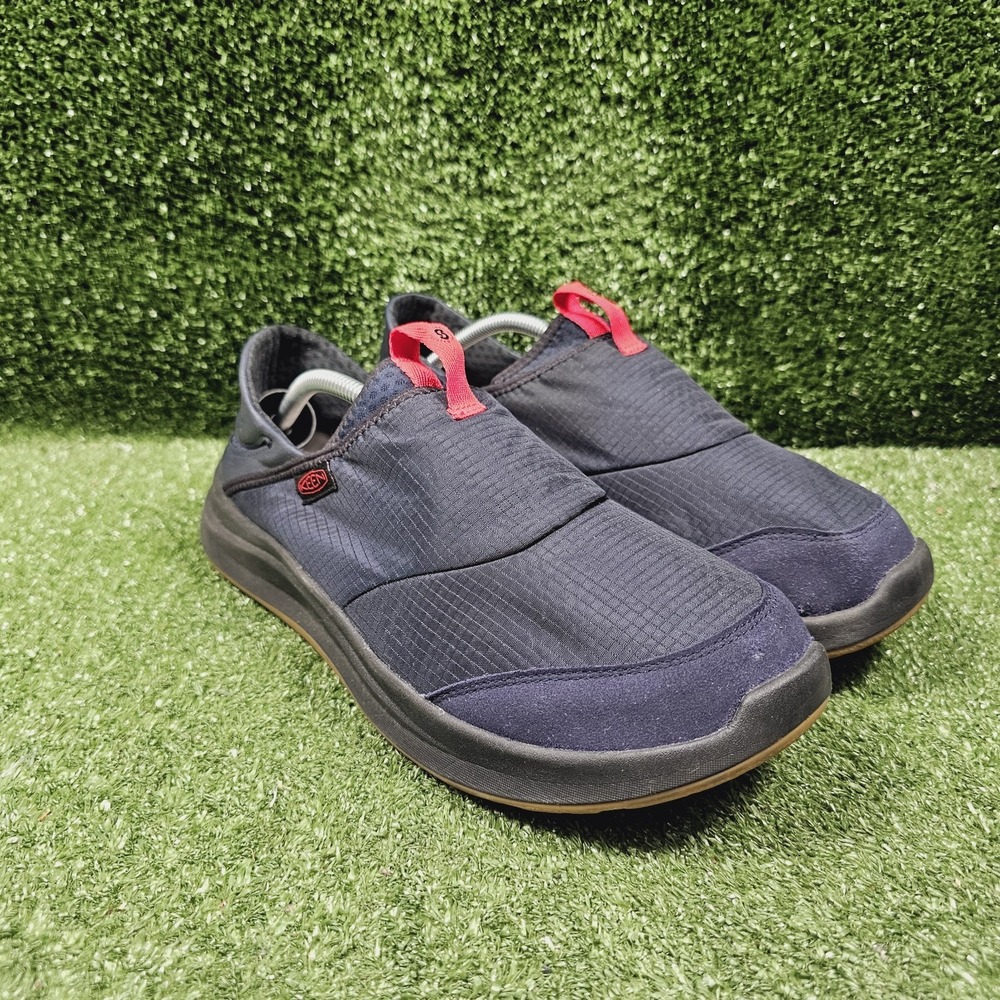 Keen Whyser Navy Blue Gum Sole Slip-On Breathable Comfort Shoes Mens Size 12